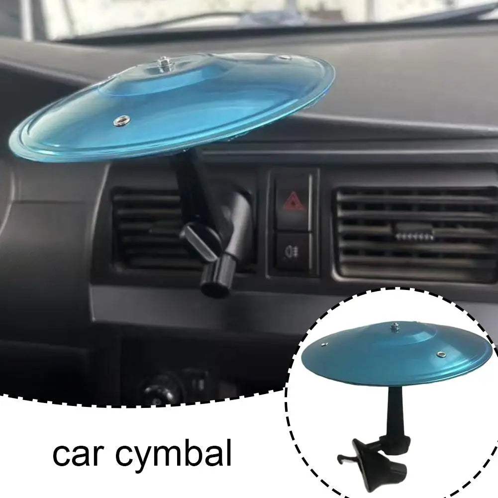 1/2PC Car Crash Cymbal Air Vent Mini Drum Car Hand-shooting Cymbals Car Drum Cymbal Air Vent Musical Instrument For Car Interior