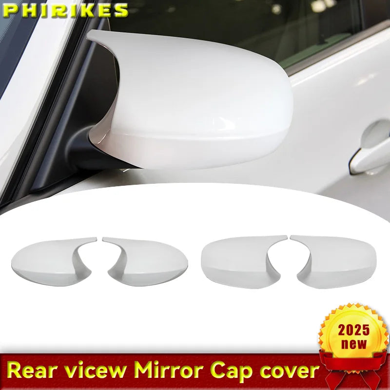1 Pair White Replacement Rearview Side Mirror Covers Cap for BMW E90 E91 E92 E93 E81 E87 E82 E88 3 1 Series M Accessories