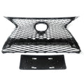 For Lexus NX200T NX300H 2015 2016 2017 F Sport Front Bumper Upper Centre Racing Grille Chrome & Black