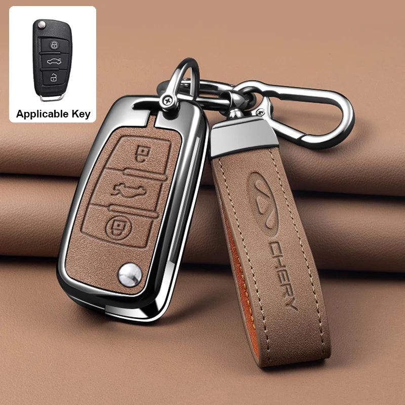Car Remote Key Case Fob Cover Bag For Chery Tiggo 8 Pro Tiggo 8plus New 5 Plus 7pro Max Omoda 5 C5 Modod Protector Accessories