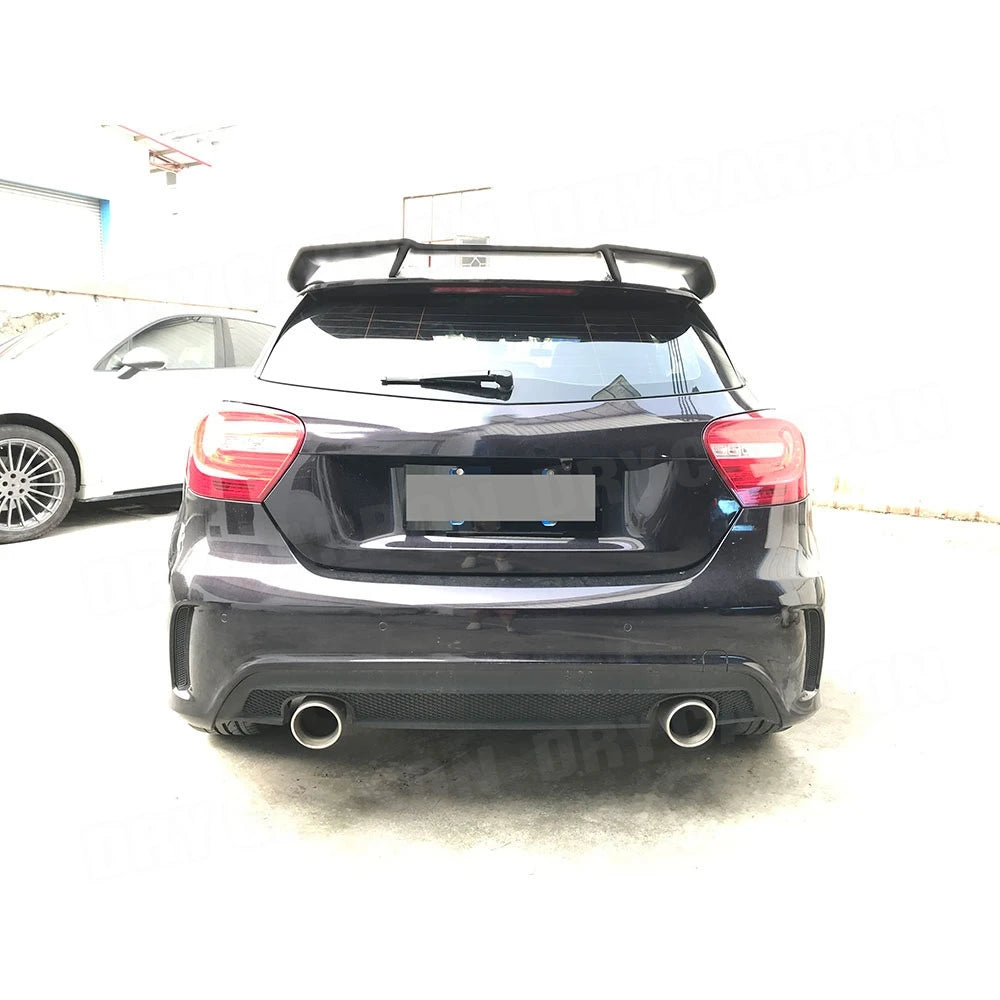 Carbon Fiber Rear Roof Spoiler For Benz W176 A-Class