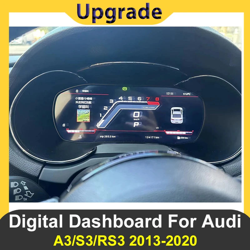 Digital LCD Instrument Cluster For Audi A3 Dashboard