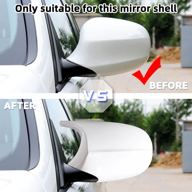 Side Rearview Mirror Cap Wing Mirror Cover Fit For BMW E90 E91 2005-2011 E92 E93 2006-2013 E81 E82 E88 E87 E88 Car Accessories