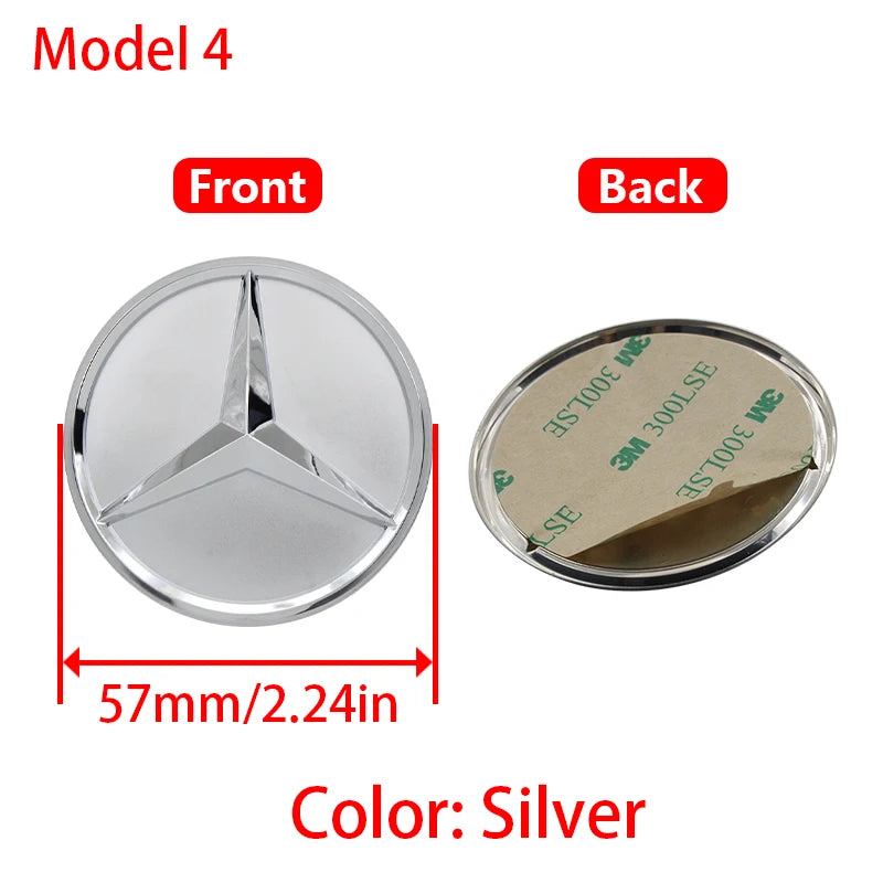 Car Styling Logo Steering Wheel Center Badge Logo Sticker For Mercedes Benz AMG W204 GLC CLA W205 W203 W206 interior Accessories
